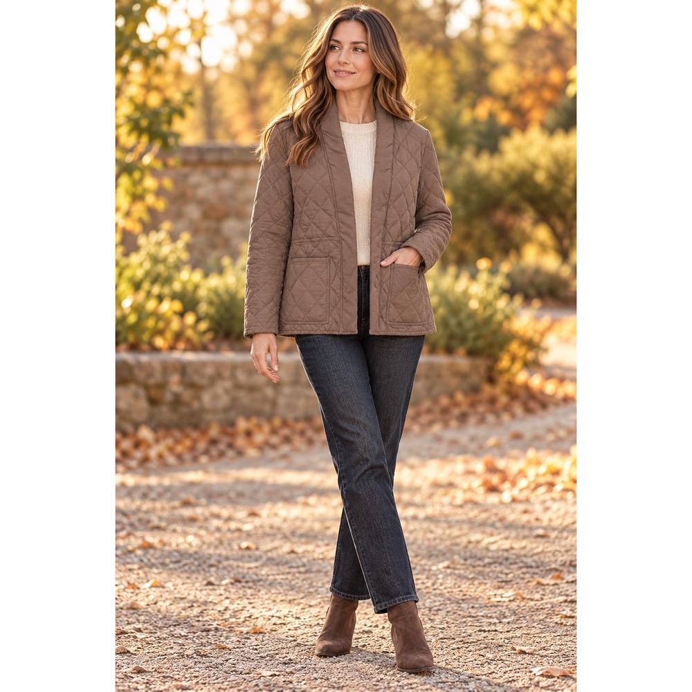 Wilfred Aritiza Tilly Quilted Cotton Jacket Barn Style Cozy Chic Minimalist XXS